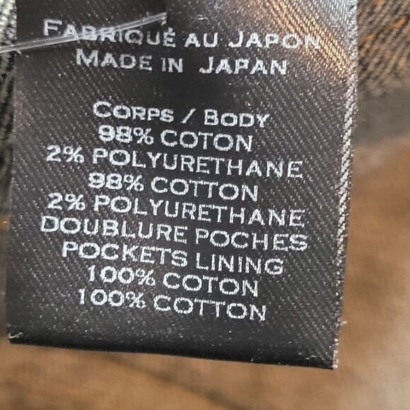 Rare Balmain Paris Men's Biker Moto Jeans Size 32 Blue 100% Authentic - Picture 12 of 16